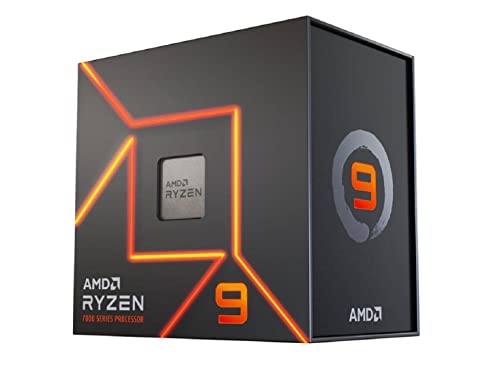 AMD Ryzen 9 7950X-Prozessor, 16 Kerne/32 jailless-Threads, Zen 4-Architektur, 80 MB L3-Cache, 170 W TDP, bis zu 5,7 GHz Boost-Frequenz, Socket AMD 5, DDR5 & PCIe 5.0, kein Kühlkörper