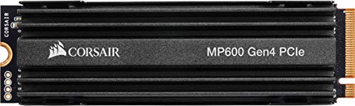 Corsair MP600 1TB M.2 NVMe PCIe x4 Gen4 SSD (Lesegeschwindigkeitenvon bis zu 4.950 MB/s sowie sequenziellen Schreibgeschwindigkeiten bis 4.250 MB/s) Schwarz