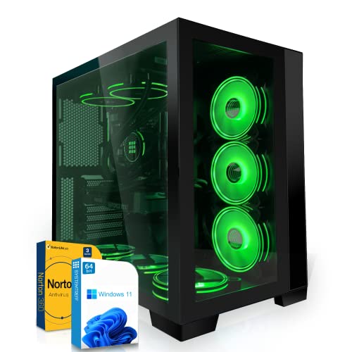 SYSTEMTREFF® High-End Gaming PC Intel Core i9-13900KF 24x5.8GHz | Nvidia GeForce RTX 4090 24GB DX12 | 1TB M.2 NVMe | 64GB DDR5 RAM | WLAN Desktop Computer Rechner für Gamer, Zocker & Streamer