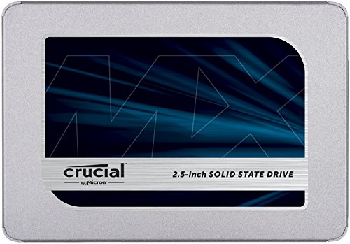 Crucial MX500 1TB 3D NAND SATA 2,5 Zoll Internes SSD, Bis zu 560 MB/s - CT1000MX500SSD1
