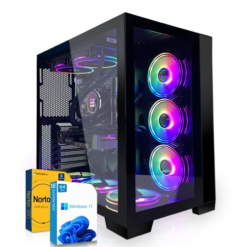 SYSTEMTREFF High-End Gaming PC Intel Core i9-13900KF 24x5.8GHz | Nvidia GeForce RTX 4080 16GB DX12 | 1TB M.2 NVMe | 32GB DDR5 RAM | WLAN Desktop Computer Rechner für Gamer, Zocker & Streamer