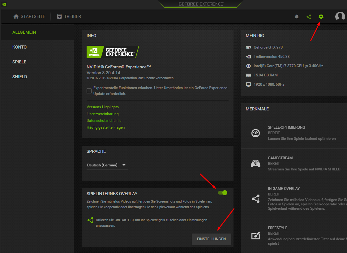 Nvidia Fps Anzeigen Lassen Mit Shadowplay Computerhafen