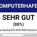 Zotac RTX 3090 Holo AMP Extreme Testnote