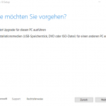 Windows Upgrade Installation auf deinem PC ausführen